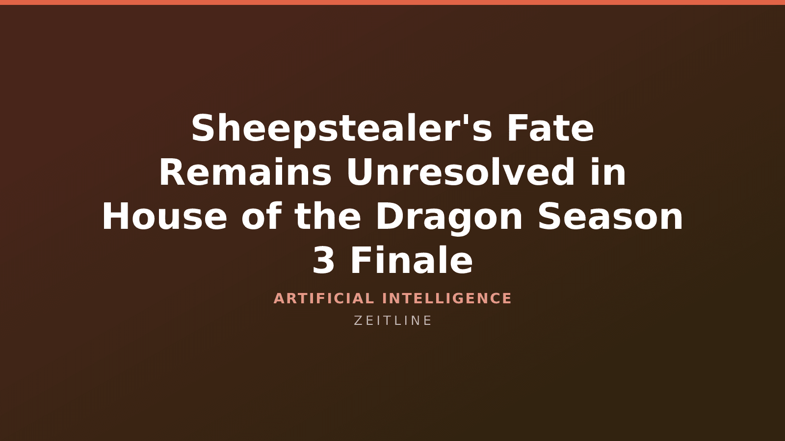 Sheepstealer's Fate Remains Unresolved in House of the Dragon Season 3 Finale — Zeitline cover graphic