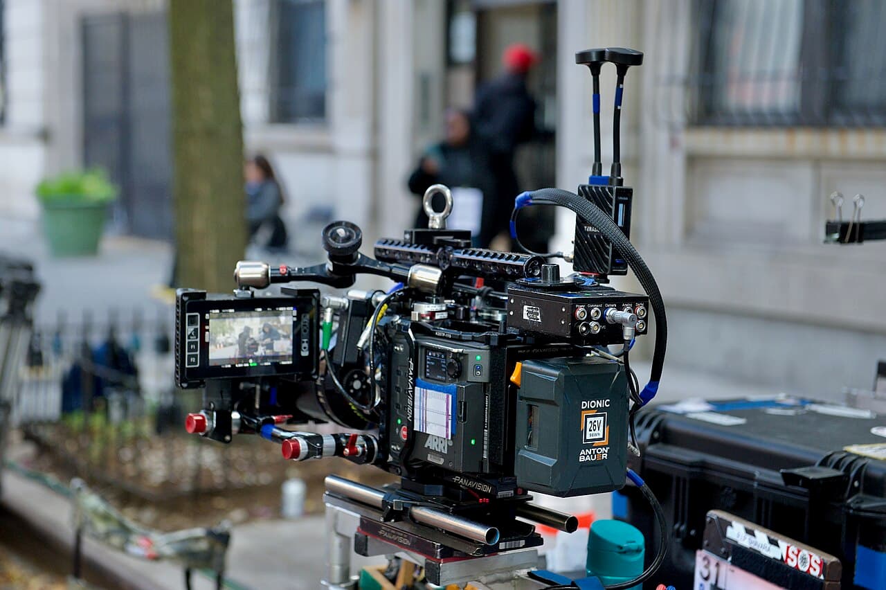 An ARRI camera used for One Night Only (2026) in Manhattan.