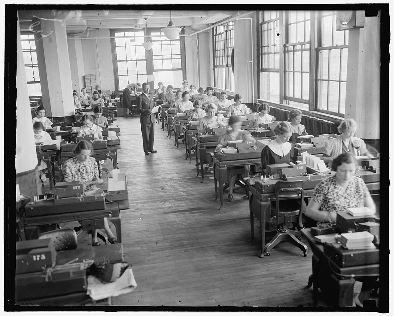 Title: Baltimore, Md. For every social security account number issued an "employee master card" is made in the Social…