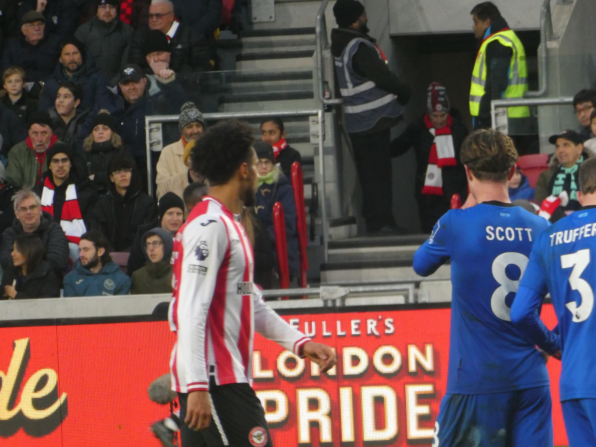 Kevin Schade, Alex Scott and Adrien Truffert 27122025 (1)