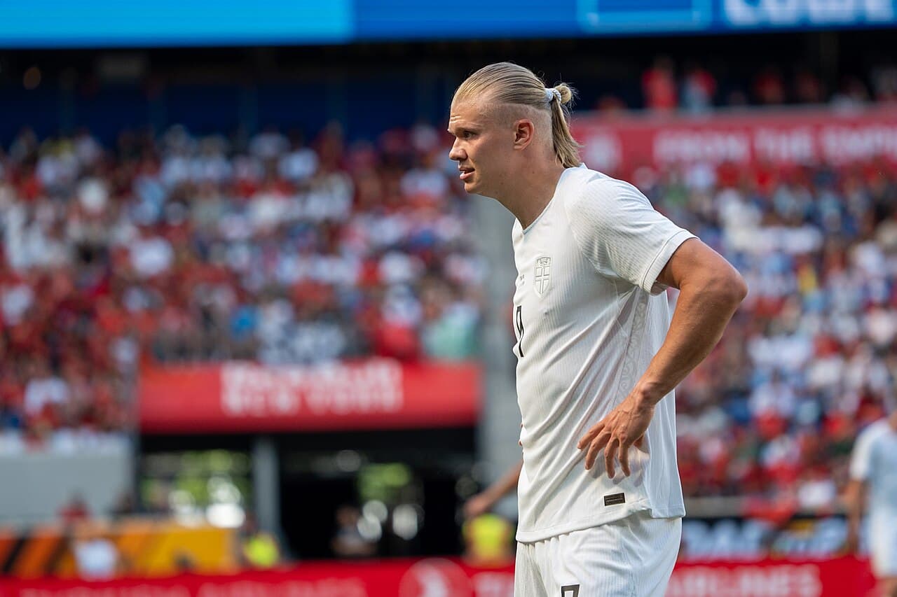 Erling Haaland during Morocco v Norway 7 June 2026
