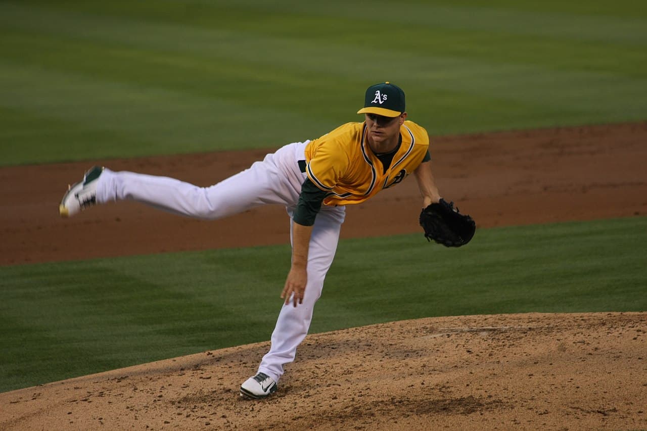 Oakland A's pitcher Sonny Gray - Mariners at A's, August 20, 2013