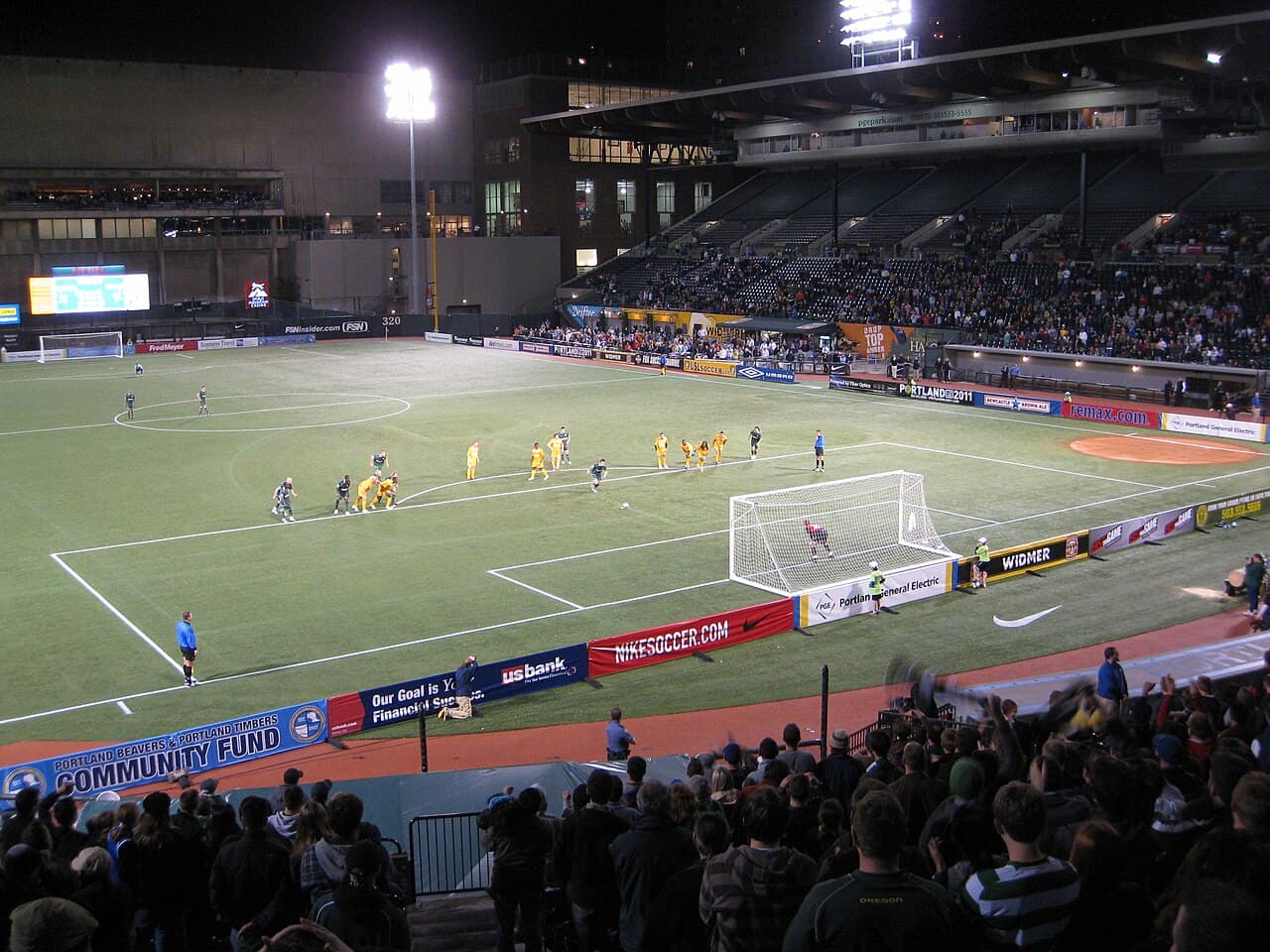 A Portland Timbers game at Jeld-Wen Field