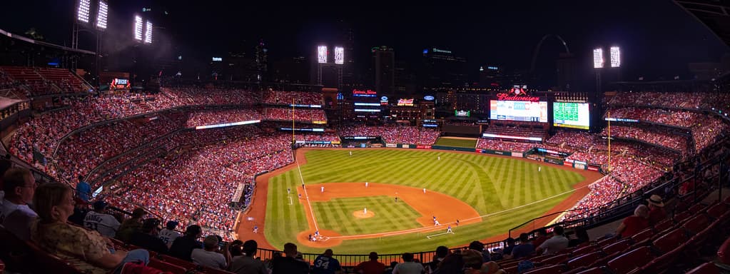 Cardinals vs Cubs 2017 Panoramic