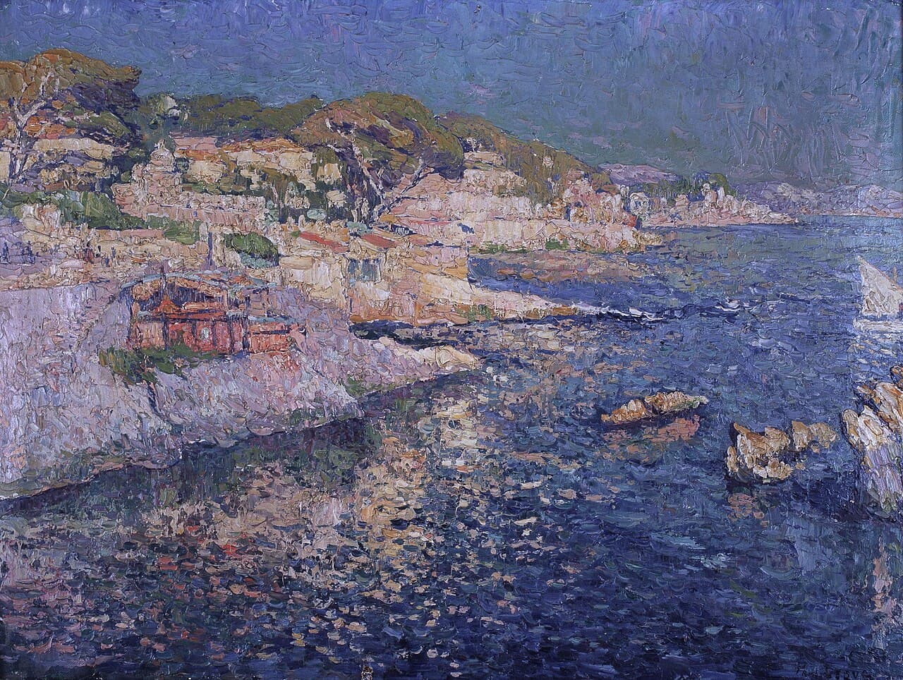 Paul Leduc - The Cliffs on the Coast of Marseille - 1969-AW - Museum of Fine Arts Ghent (MSK).jpg