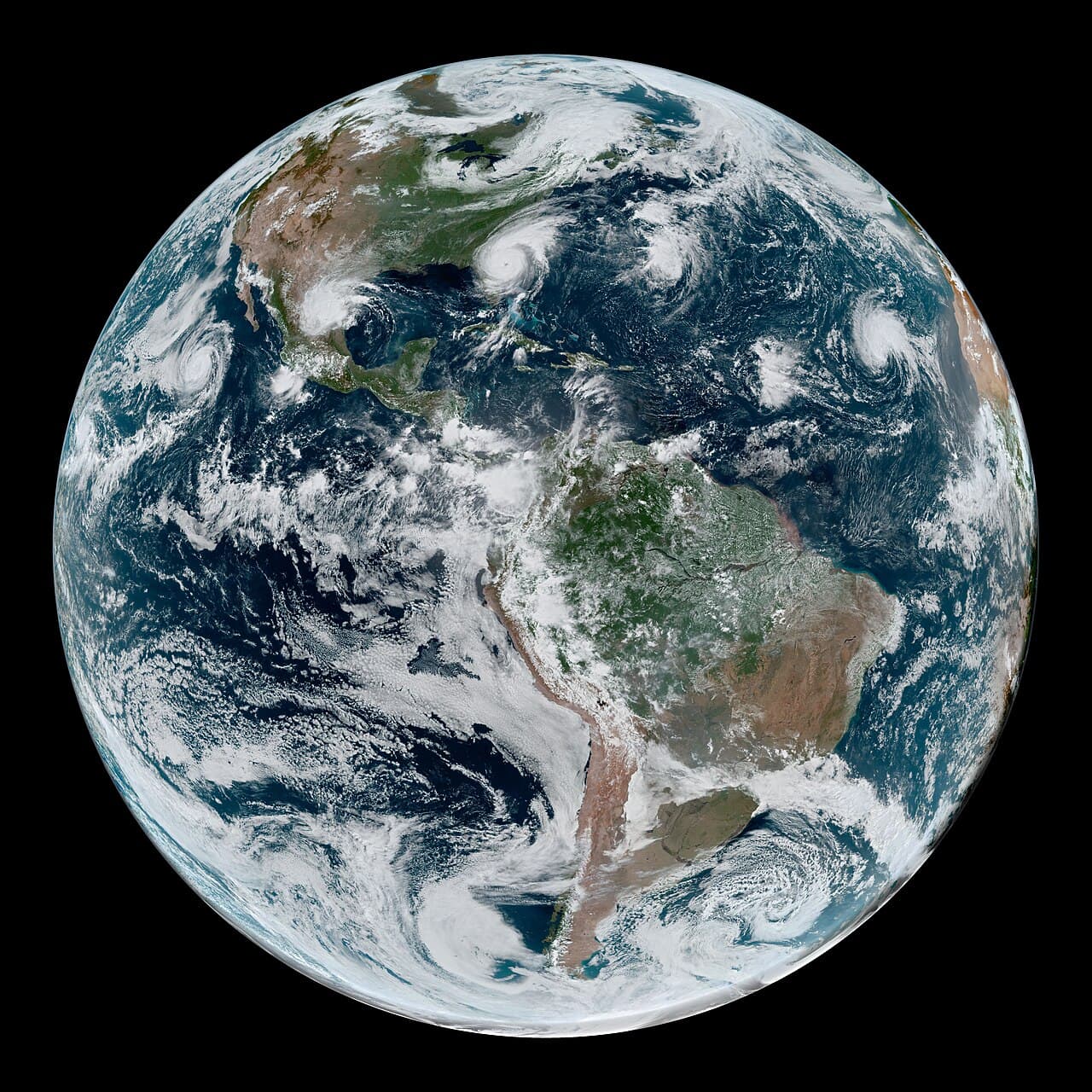 On September 4, 2019, a loose chain of tropical cyclones lined up across the Western Hemisphere. At the time of this…