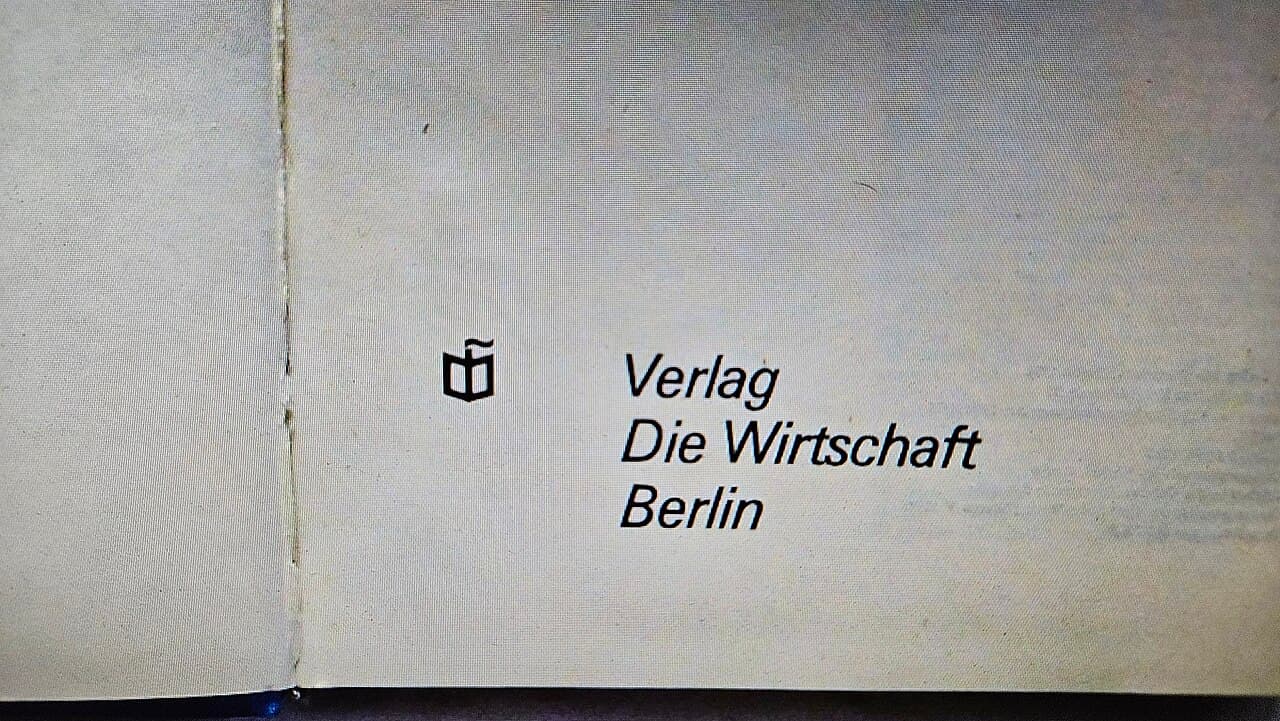 DDR Verlag Die Wirtschaft Berlin1