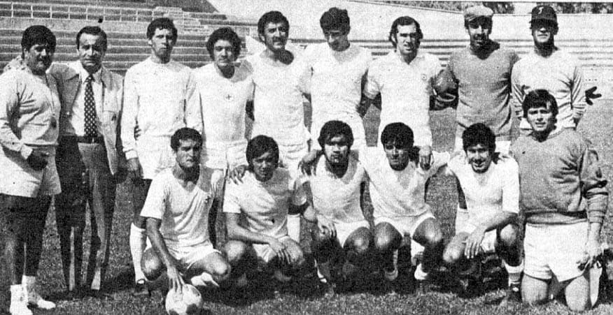 Team of Cruz Azul, with Carlos Bianchi