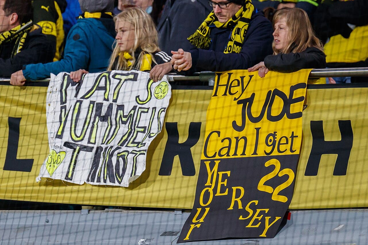 Fußball, Männer, 1. Bundesliga, RB Leipzig - Borussia Dortmund: Fans, Publikum, Zuschauer, Stimmung Borussia Dortmund,…