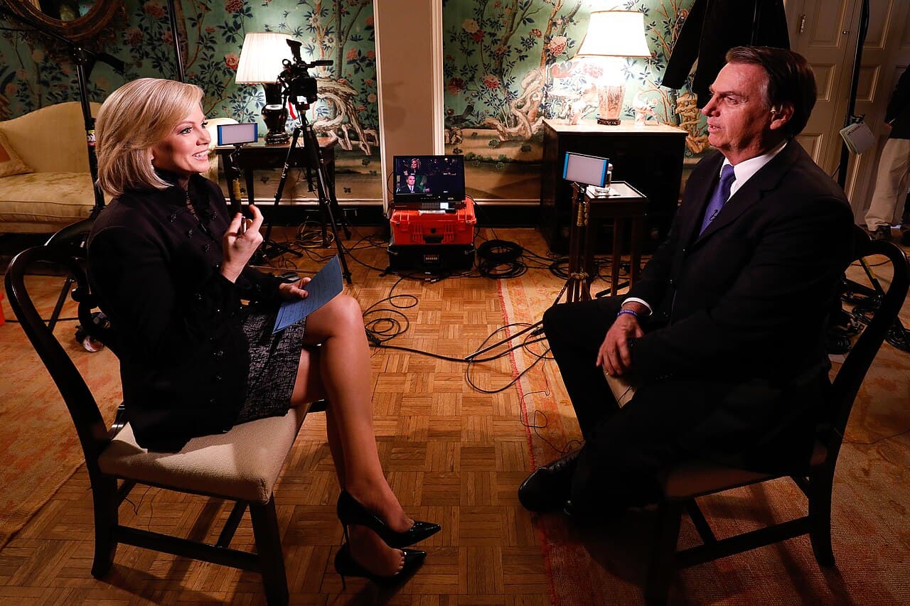 (Washington, DC - EUA 18/03/2019) Presidente da República Jair Bolsonaro concede entrevista para Shannon Bream…