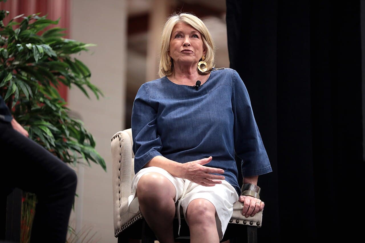 Martha Stewart speaking with attendees at the 2019 Maricopa Home and Garden Show at WestWorld of Scottsdale in…