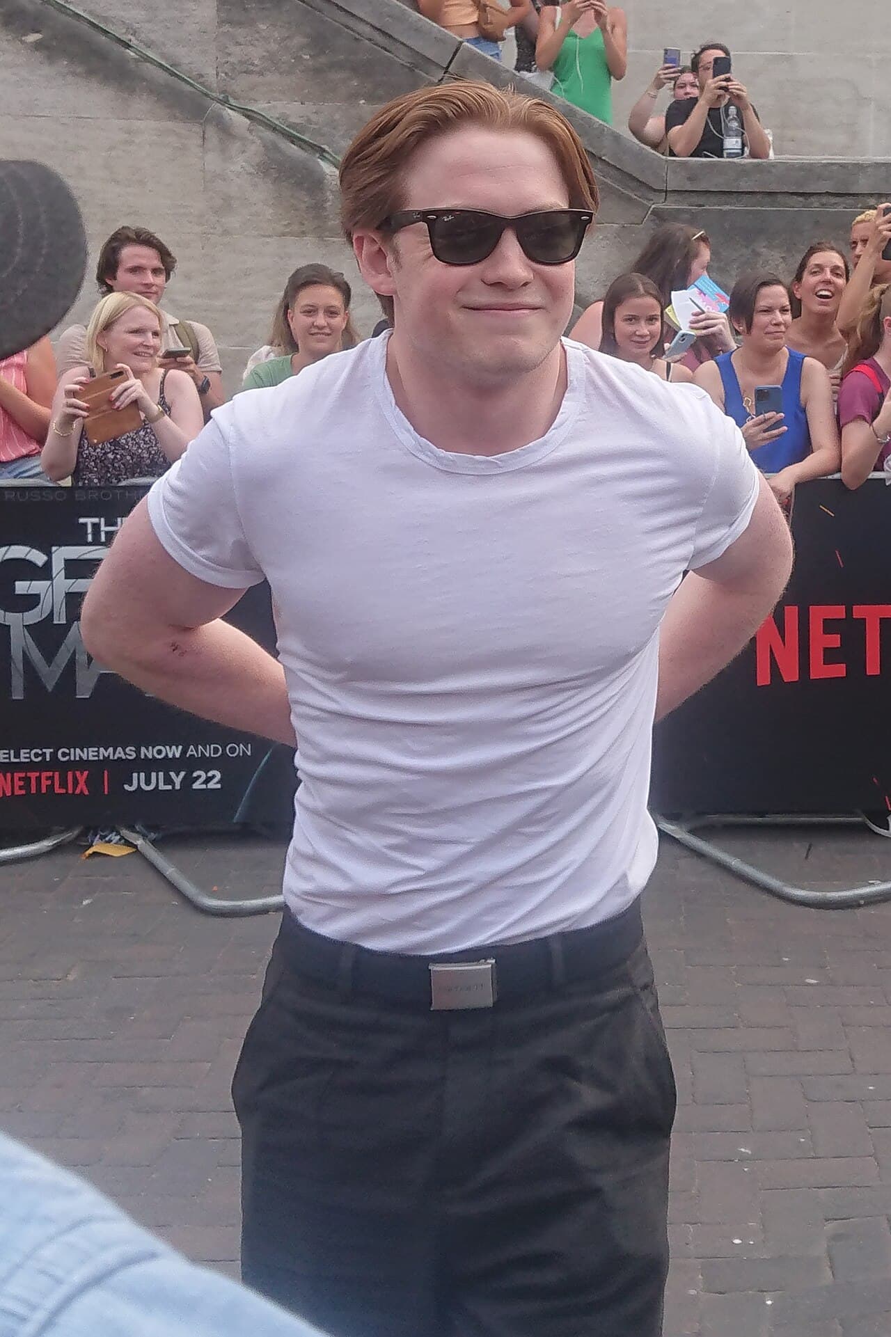 Kit Connor at The Gray Man Premiere at BFI Southbank