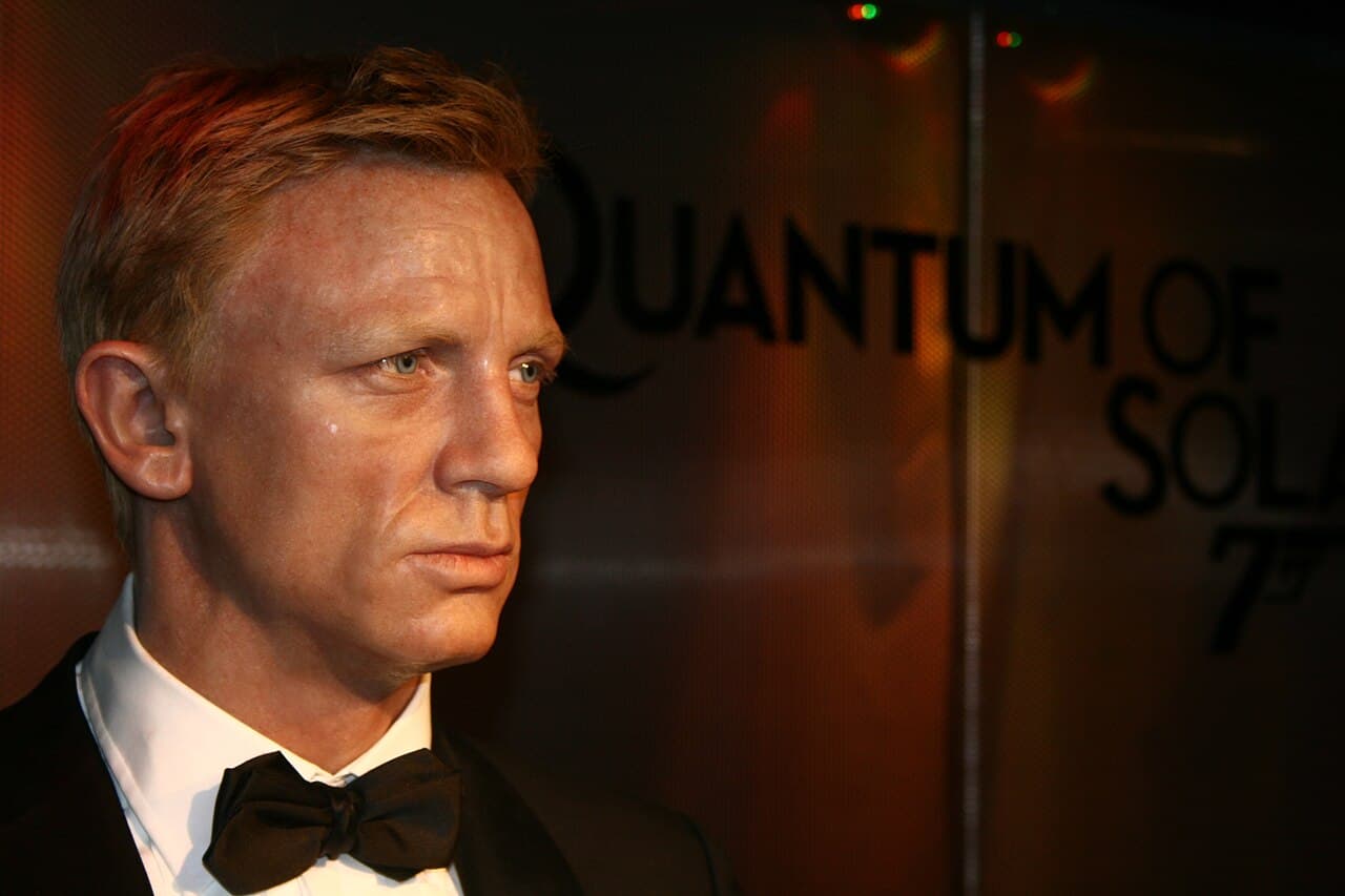 Daniel Craig as James Bond.