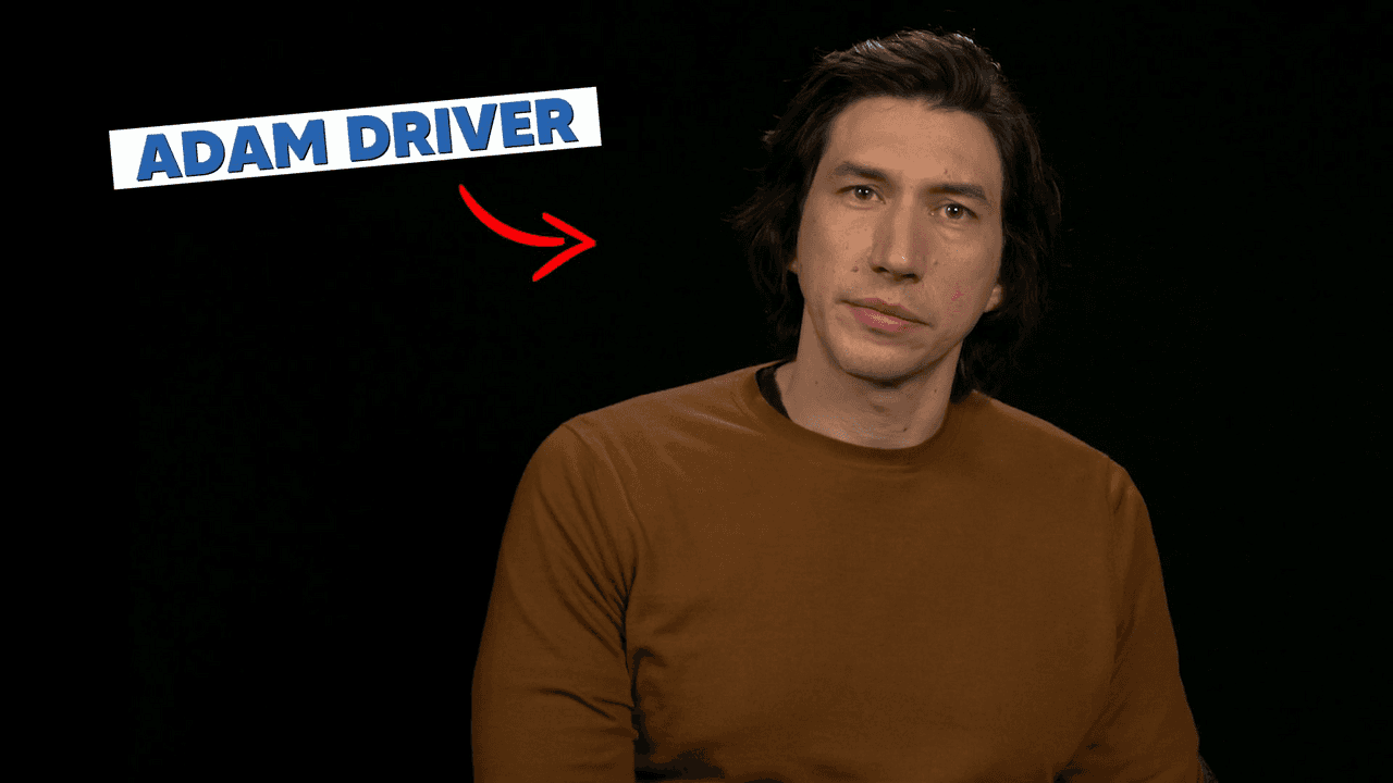 Adam Driver in a NASA video