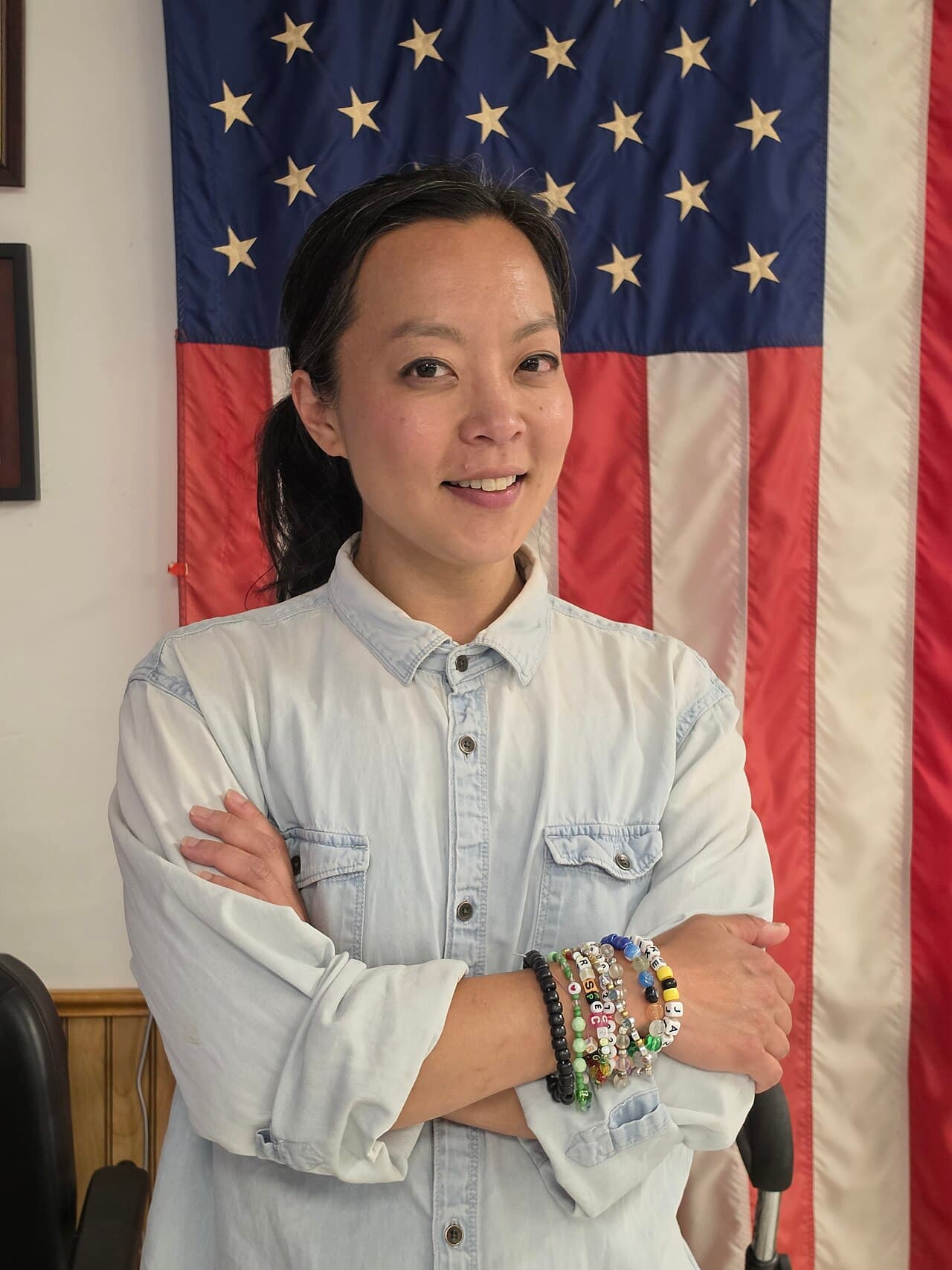 Portrait of Francesca Hong, member of the Wisconsin State Assembly representing the 76th district. Photographed June…