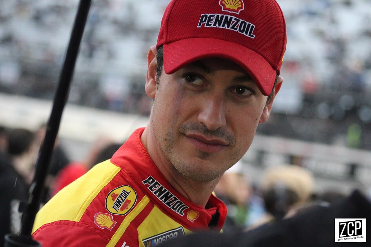 Photograph illustrating Joey logano