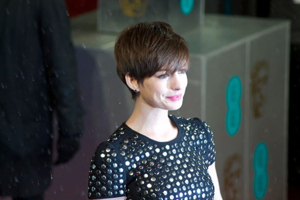 Photograph illustrating Anne hathaway
