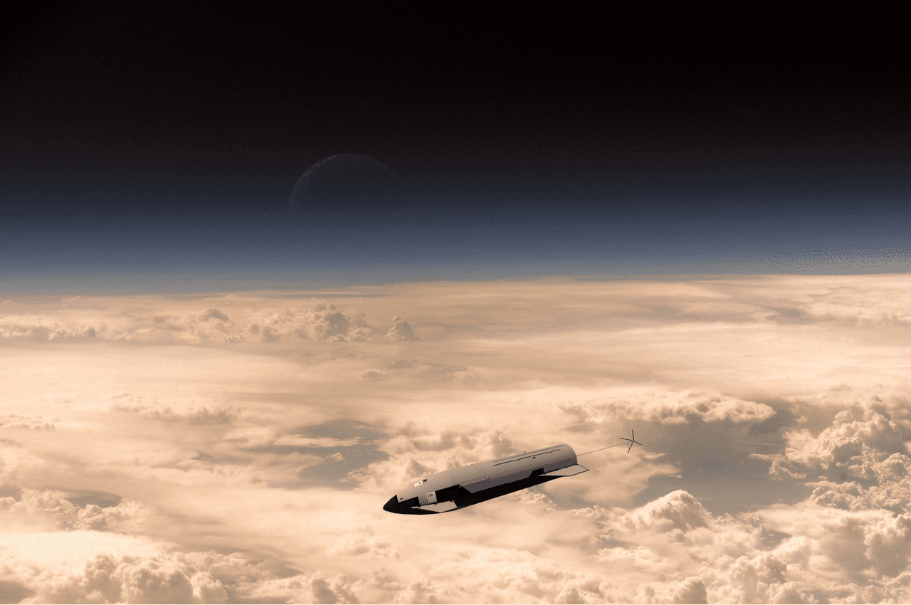 Starship re-entry with a retractable air-break mechanism. Instead of belly flooping through the atmosphere in one…