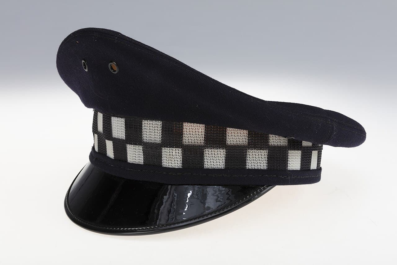 Police captain's hat. The Welders were one of the first punk bands in St. Louis, forming in 1975 and disbanding in…