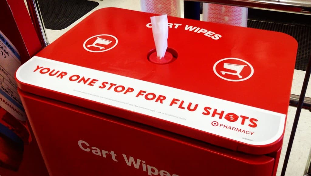 Photograph illustrating Flu shots