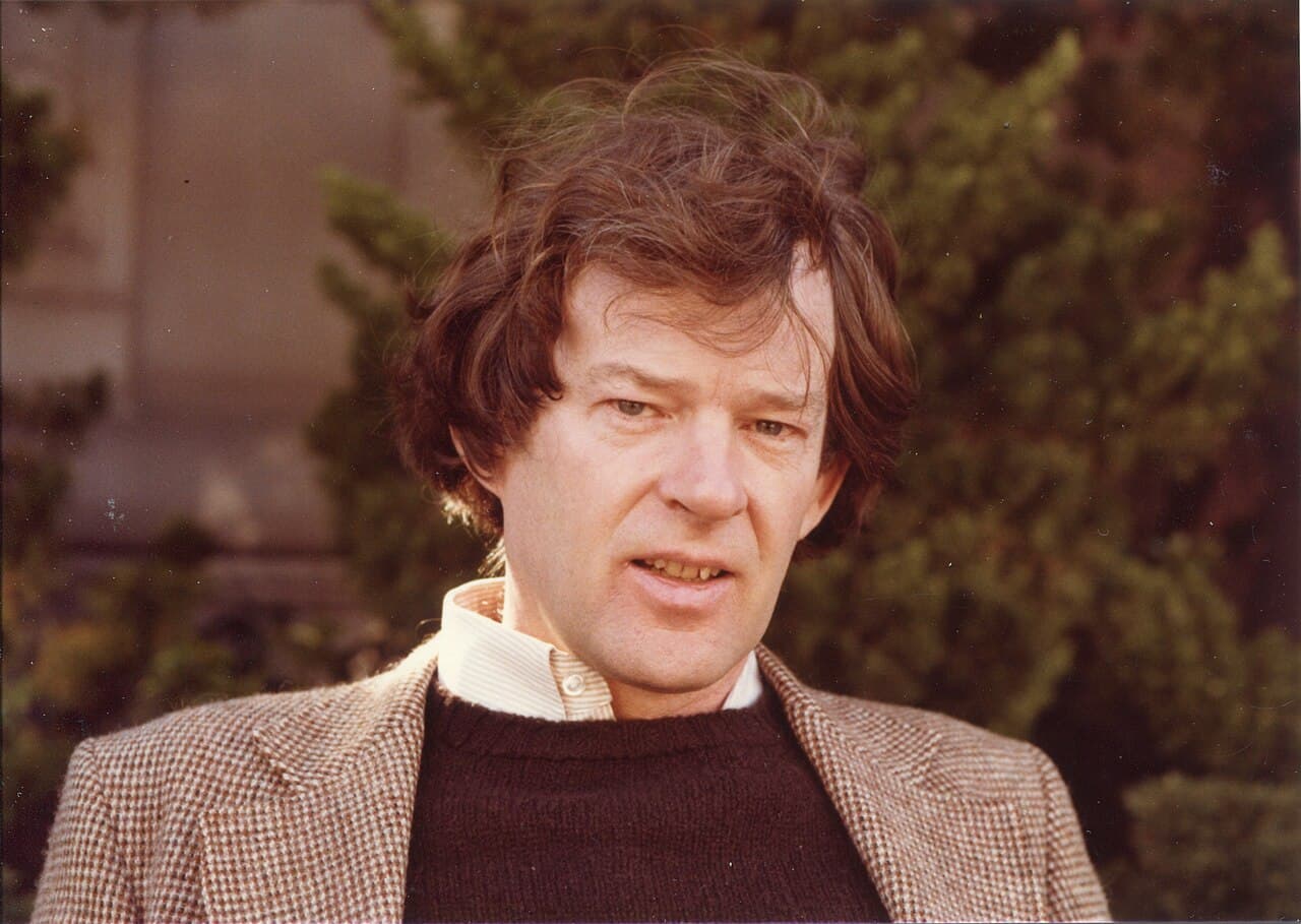 Mathematician Barry Mitchell at Berkeley, California in 1981; scanned at 720 dpi